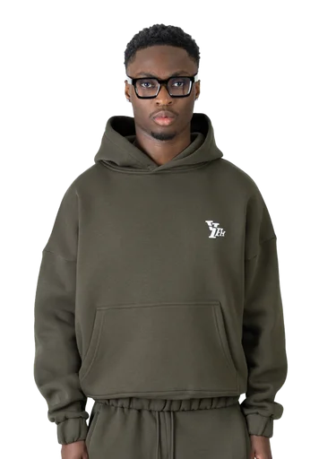 YFM BASIC HOODIE DARK GREEN