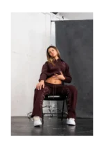 Yfm Choc Plum Woman Jogger f