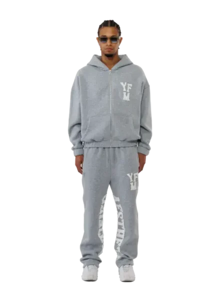 Yfm Grey Tracksuit